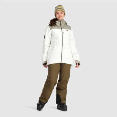 Outdoor Research Women's Snowcrew Jacket Snow/Flint