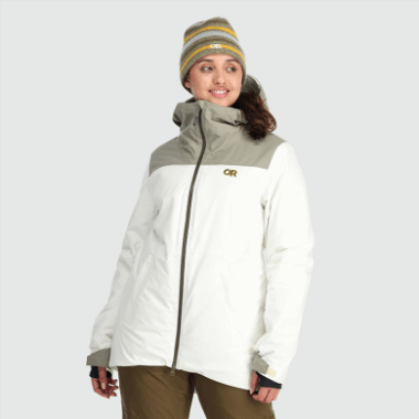 Outdoor Research Women's Snowcrew Jacket Snow/Flint