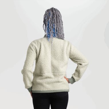 Outdoor Research Women's Juneau Sherpa Fleece Jacket Fog