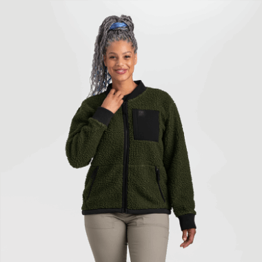 Outdoor Research Women's Juneau Sherpa Fleece Jacket Loden