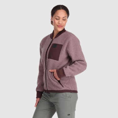 Outdoor Research Women's Juneau Sherpa Fleece Jacket Moth