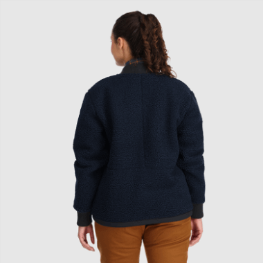 Outdoor Research Women's Juneau Sherpa Fleece Jacket Naval Blue