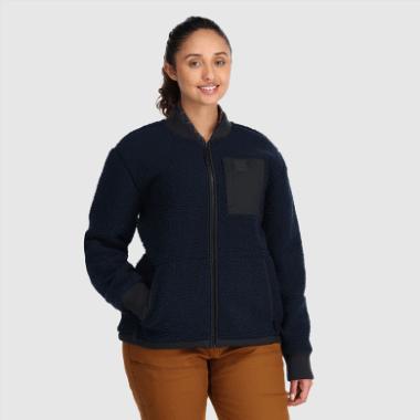 Outdoor Research Women's Juneau Sherpa Fleece Jacket Naval Blue