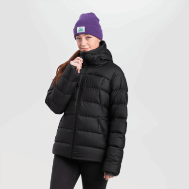 Outdoor Research Women's Coldfront Down Hoodie Black
