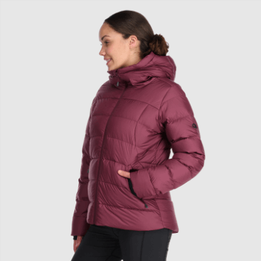 Outdoor Research Women's Coldfront Down Hoodie Kalamata