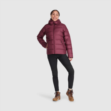 Outdoor Research Women's Coldfront Down Hoodie Kalamata