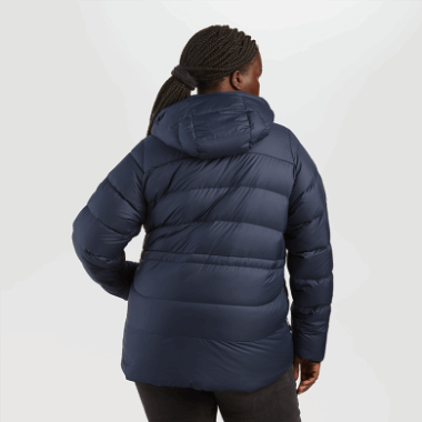 Outdoor Research Women's Coldfront Down Hoodie Naval Blue