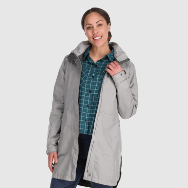 Outdoor Research Women's Aspire Trench Ash