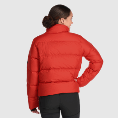 Outdoor Research Women's Coldfront Down Jacket Cranberry