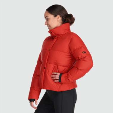 Outdoor Research Women's Coldfront Down Jacket Cranberry
