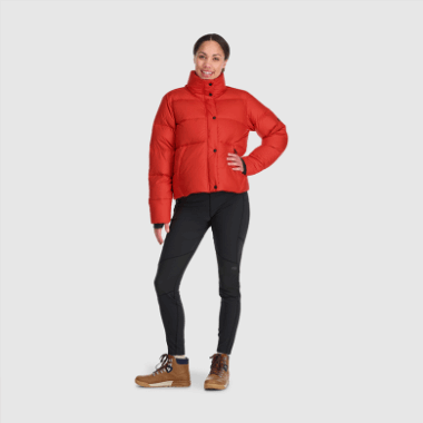 Outdoor Research Women's Coldfront Down Jacket Cranberry