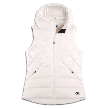 Outdoor Research Women's Coldfront Hooded Down Vest Snow