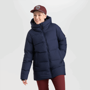 Outdoor Research Women's Coze Down Coat Naval Blue