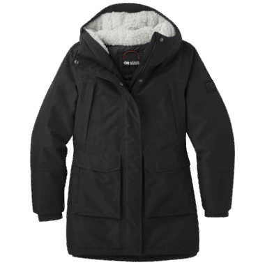 Outdoor Research Women's Stormcraft Down Parka Black