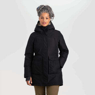 Outdoor Research Women's Stormcraft Down Parka Black