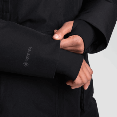 Outdoor Research Women's Stormcraft Down Parka Black