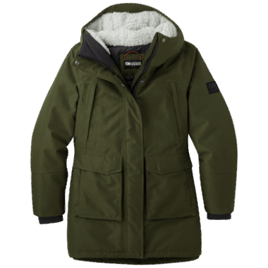 Outdoor Research Women's Stormcraft Down Parka Loden