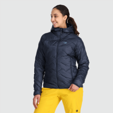 Outdoor Research Women's Superstrand Lt Hoodie Naval Blue