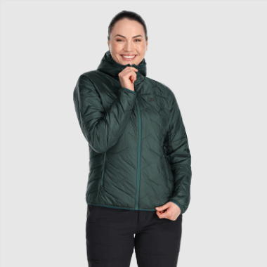 Outdoor Research Women's Superstrand Lt Hoodie Treeline