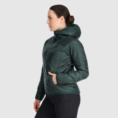 Outdoor Research Women's Superstrand Lt Hoodie Treeline