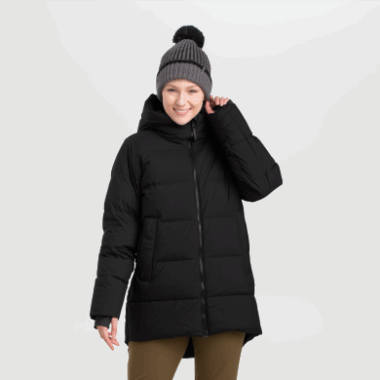 Outdoor Research Women's Coze Down Coat-Plus Black