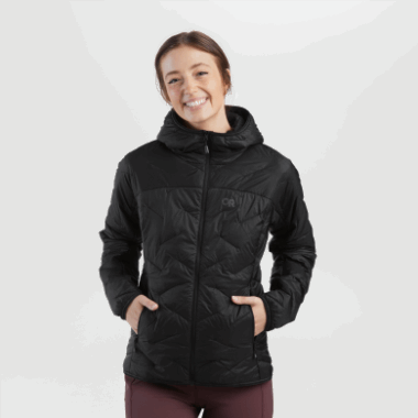 Outdoor Research Women's Superstrand Lt Hoodie-Plus Black