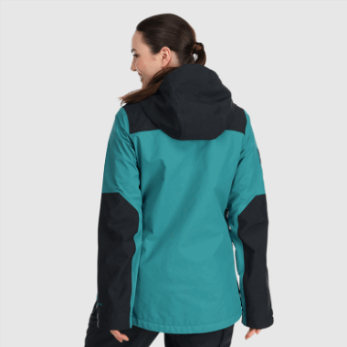 Outdoor Research Women's Kulshan Storm Jacket Deep Lake/Black