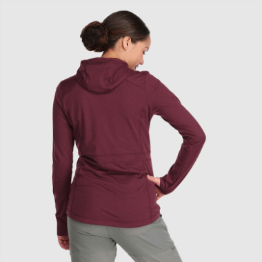 Outdoor Research Women's Melody Full Zip Hoodie Kalamata Heather