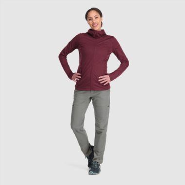 Outdoor Research Women's Melody Full Zip Hoodie Kalamata Heather