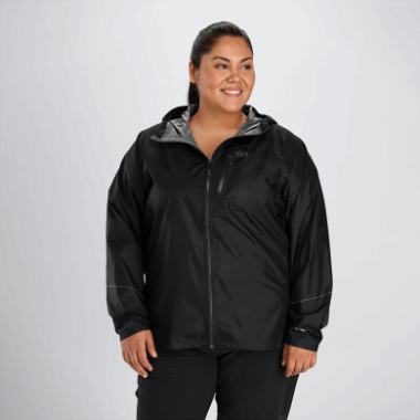 Outdoor Research Women's Helium Rain Jacket Black