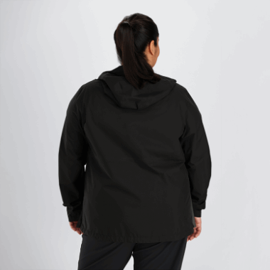 Outdoor Research Women's Aspire Ii Gore-Tex® Plus Size Rain Jacket Black