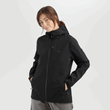 Outdoor Research Women's Dryline Rain Jacket Black