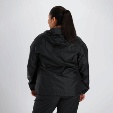 Outdoor Research Women's Helium Rain Plus Size Jacket Black