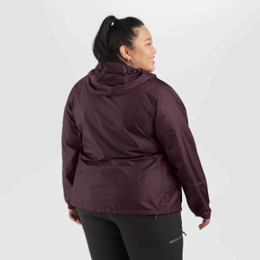 Outdoor Research Women's Helium Rain Plus Size Jacket Elk