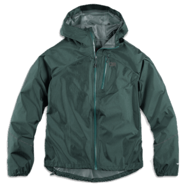 Outdoor Research Women's Helium Rain Plus Size Jacket Treeline