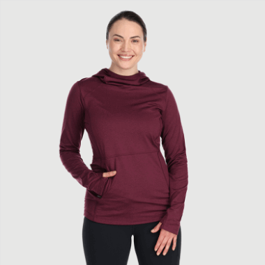 Outdoor Research Women's Melody Pullover Hoodie Kalamata Heather