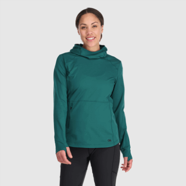 Outdoor Research Women's Melody Pullover Hoodie Treeline