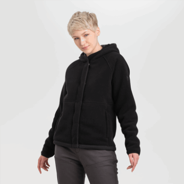 Outdoor Research Women's Juneau Fleece Hoodie Black
