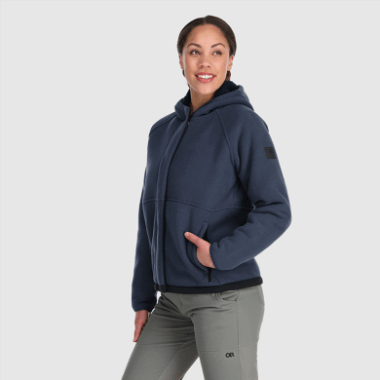 Outdoor Research Women's Juneau Fleece Hoodie Naval Blue