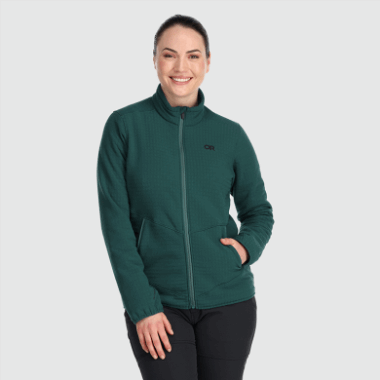 Outdoor Research Women's Vigor Plus Fleece Jacket Treeline