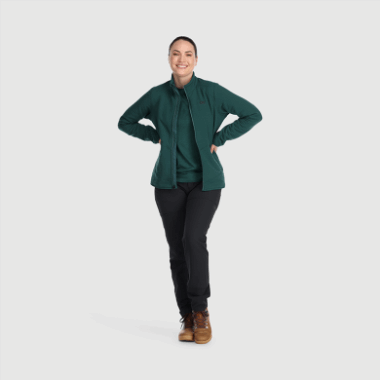 Outdoor Research Women's Vigor Plus Fleece Jacket Treeline