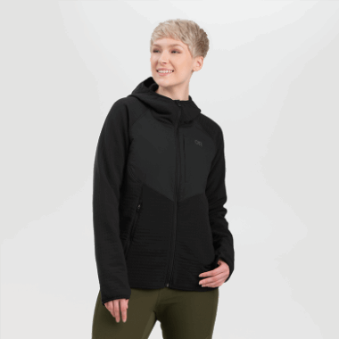 Outdoor Research Women's Vigor Plus Fleece Hoodie Black