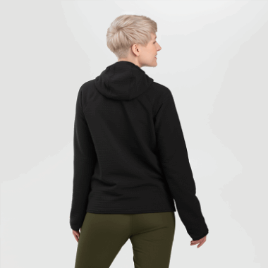 Outdoor Research Women's Vigor Plus Fleece Hoodie Black