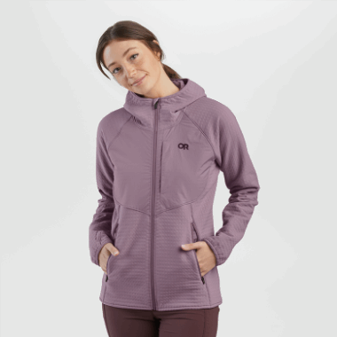 Outdoor Research Women's Vigor Plus Fleece Hoodie Moth