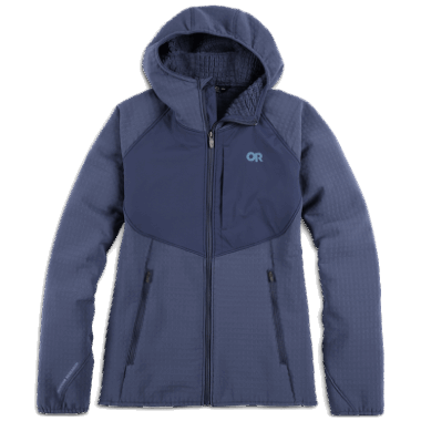 Outdoor Research Women's Vigor Plus Fleece Hoodie Naval Blue