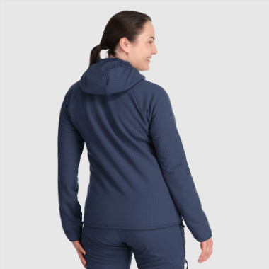 Outdoor Research Women's Vigor Plus Fleece Hoodie Naval Blue