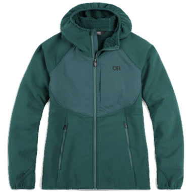Outdoor Research Women's Vigor Plus Fleece Hoodie Treeline