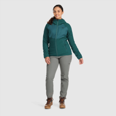 Outdoor Research Women's Vigor Plus Fleece Hoodie Treeline