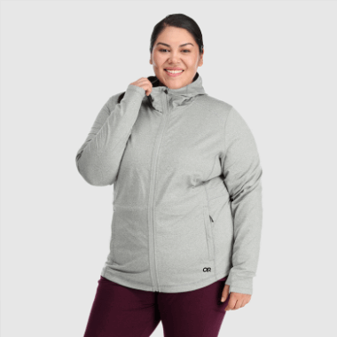 Outdoor Research Women's Melody Full Zip Hoodie-Plus Black