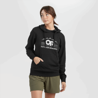 Outdoor Research Advocate Hoodie Black/White